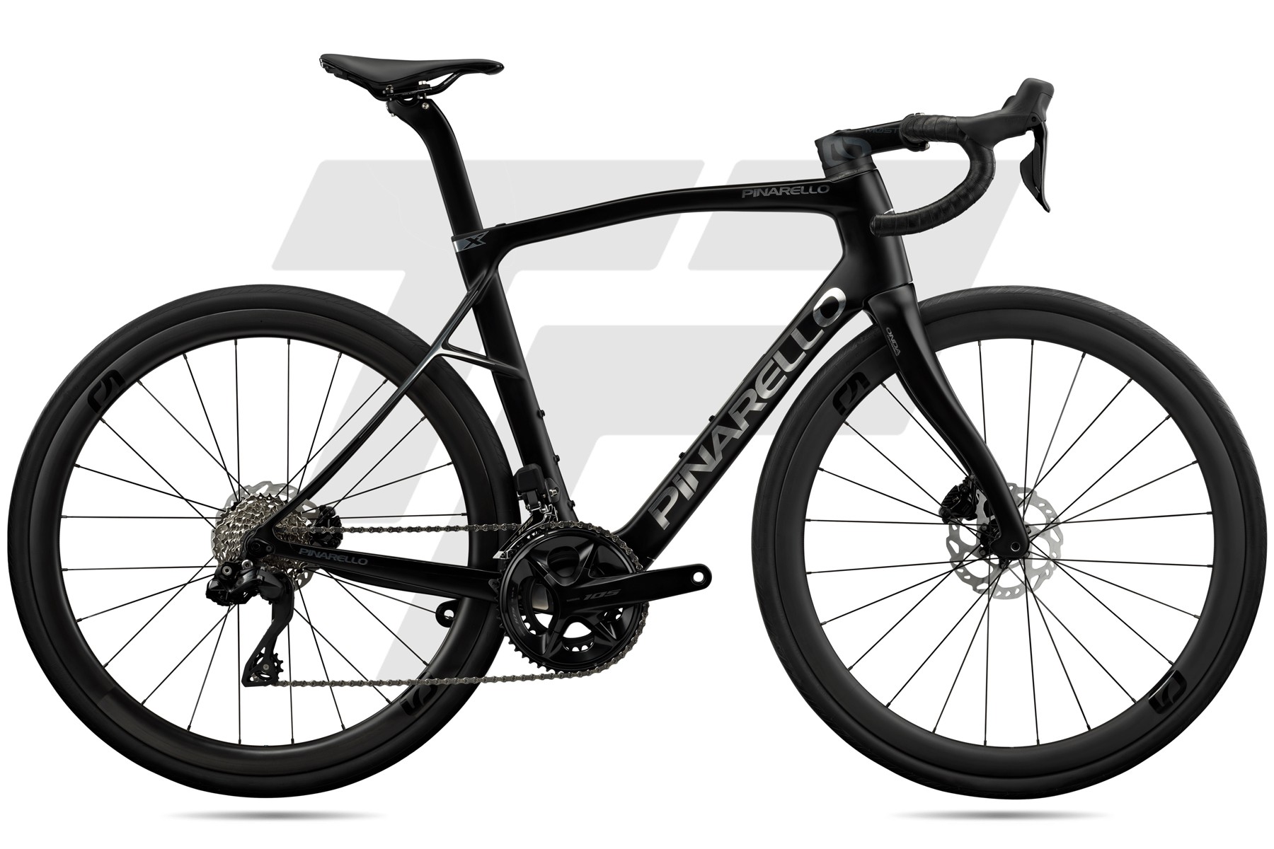 Pinarello X5 MY25 Shimano 105 R7170 Di2 12v Most Ultrafast 40 DB Xolo Black (E351)