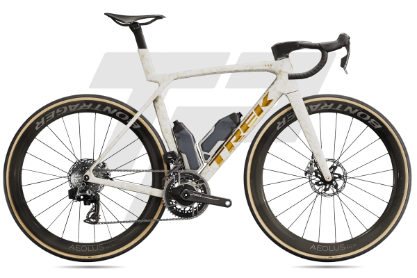  Madone SLR 9 Gen 8 Sram Red AXS 12s Bontrager Aeolus RSL 51 DB - Era White / Supernova Marble