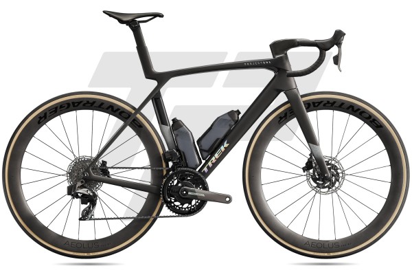  Madone SLR 7 Gen 8 Sram Force AXS 12s Bontrager Aeolus Pro 51 DB - Matte Carbon Smoke/Prismatic...