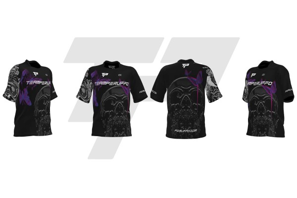 TeamPeruffo Maglia Enduro Off Road Maniche Corte LTD Skull
