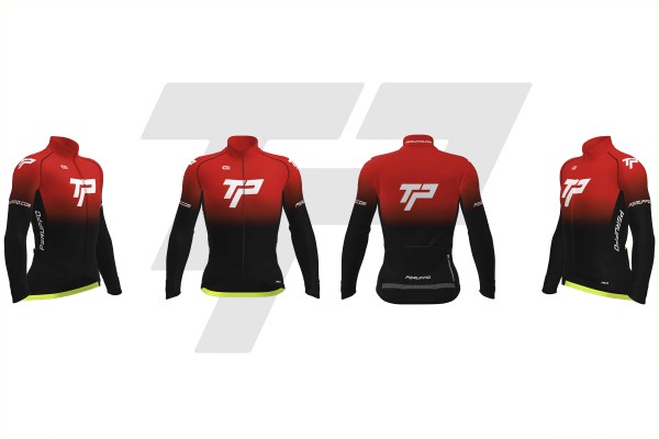  Maglia Mezza Stagione PR-R V1 Faded - Nero / Rosso