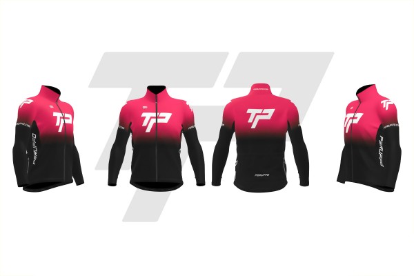  Giubbino Invernale V1 Faded - Rosa Fluo / Nero