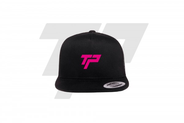  Cappellino Trucker TP - Nero - Lampone Fluo