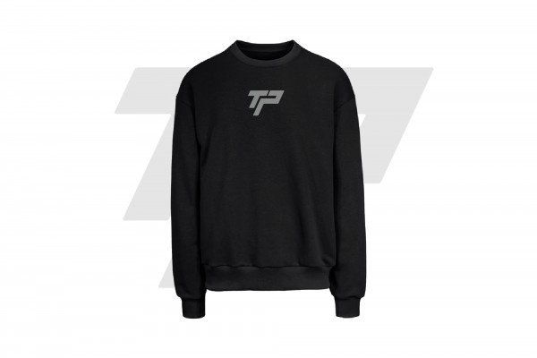  Felpa Girocollo Over TP - Nero - Grigio