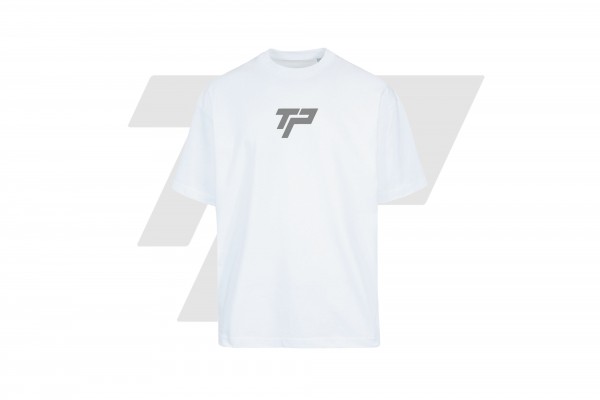  T-Shirt Over TP - Bianco - Grigio 