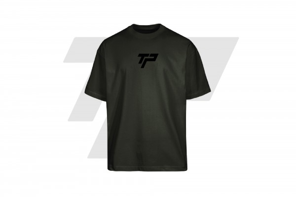  T-Shirt Over TP - Verde Militare - Nero
