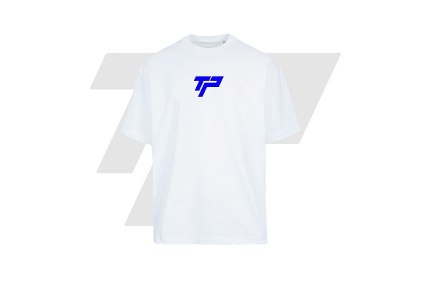  T-Shirt Over TP - Bianco - Blu