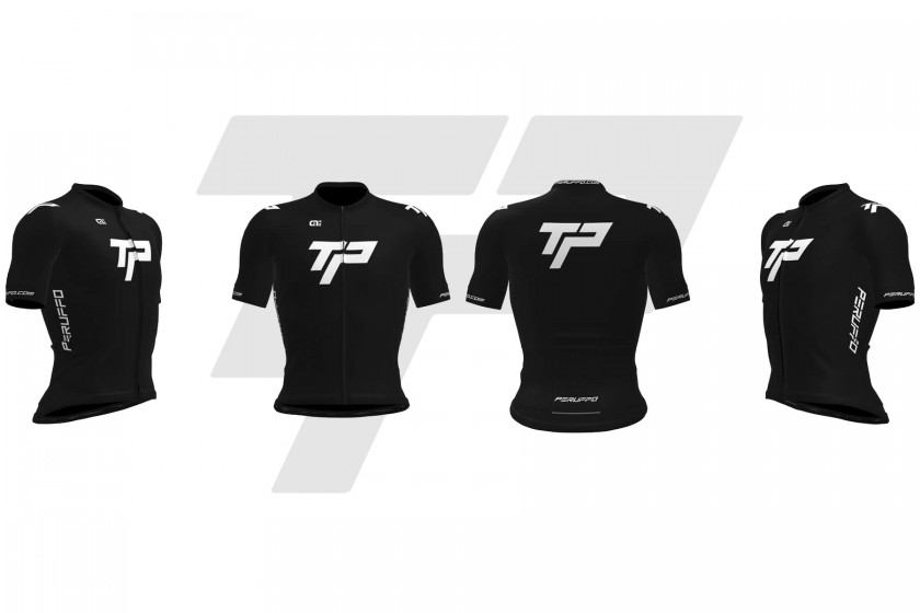TeamPeruffo Maglia Estiva Sfida V1 Faded Nero