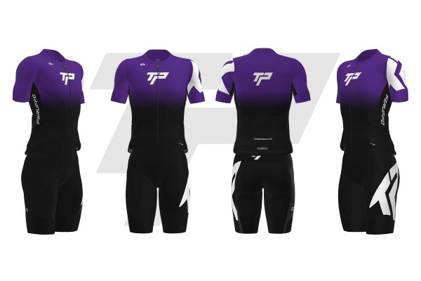  Completo Estivo Sfida V3 - Viola / Nero