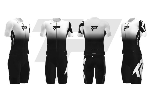  Completo Estivo Sfida V3 - Bianco / Nero