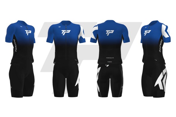  Completo Estivo Sfida V3 - Blu / Nero