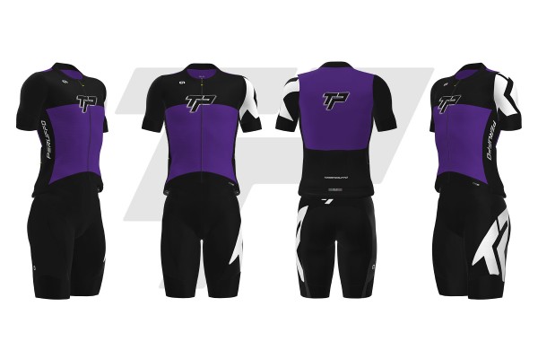  Completo Estivo PR-S V2 - Viola / Nero