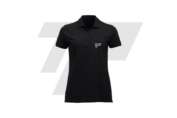  Polo Donna TP - Nero - Grigio