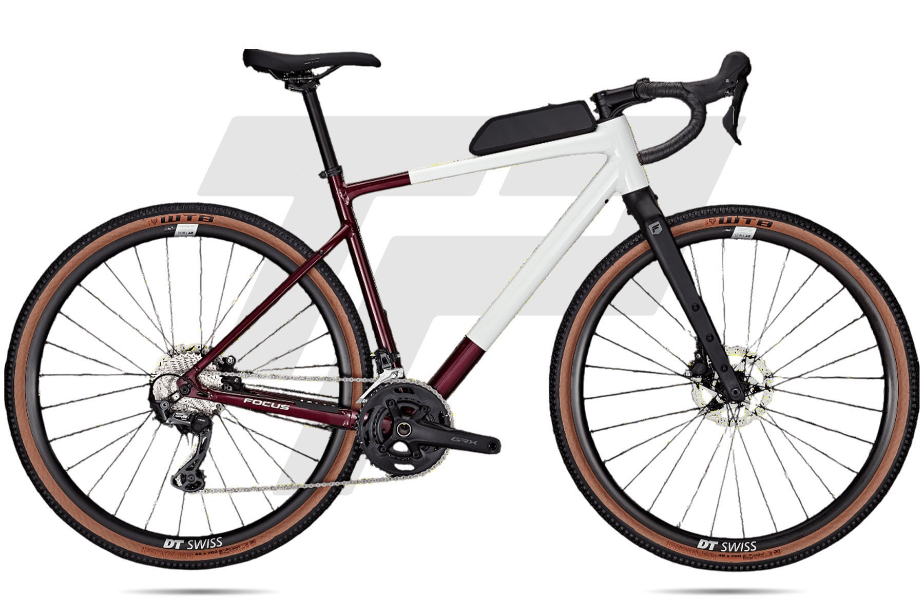 Focus Atlas 6.8 Shimano GRX RX810 11v DT Swiss G 1800 DB Bianco
