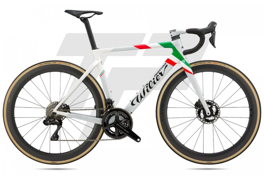 Wilier Triestina Filante SLR Shimano Dura-Ace R9270 Di2 12v Miche Kleos RD 50 Carbon Ceramicspeed Bearings F16 Campione Italiano