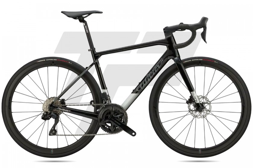 Wilier Triestina Garda Shimano 105 R7170 Di2 12v Miche Reflex DX Black / Grey: Glossy