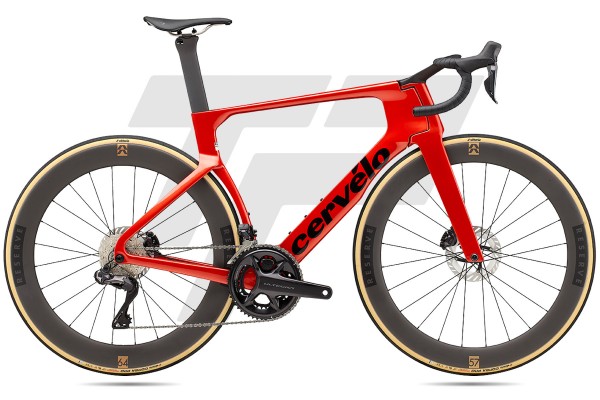  New S5 Shimano Ultegra R8170 Di2 12v Power Meter 4iiii Reserve 57/64 DB - Carnelian