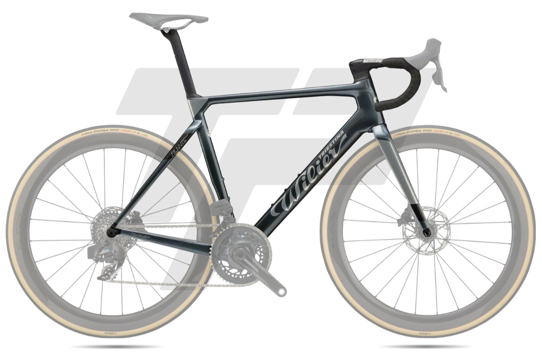 Wilier Triestina Filante SLR Telaio F10 - Moon Grey - Glossy