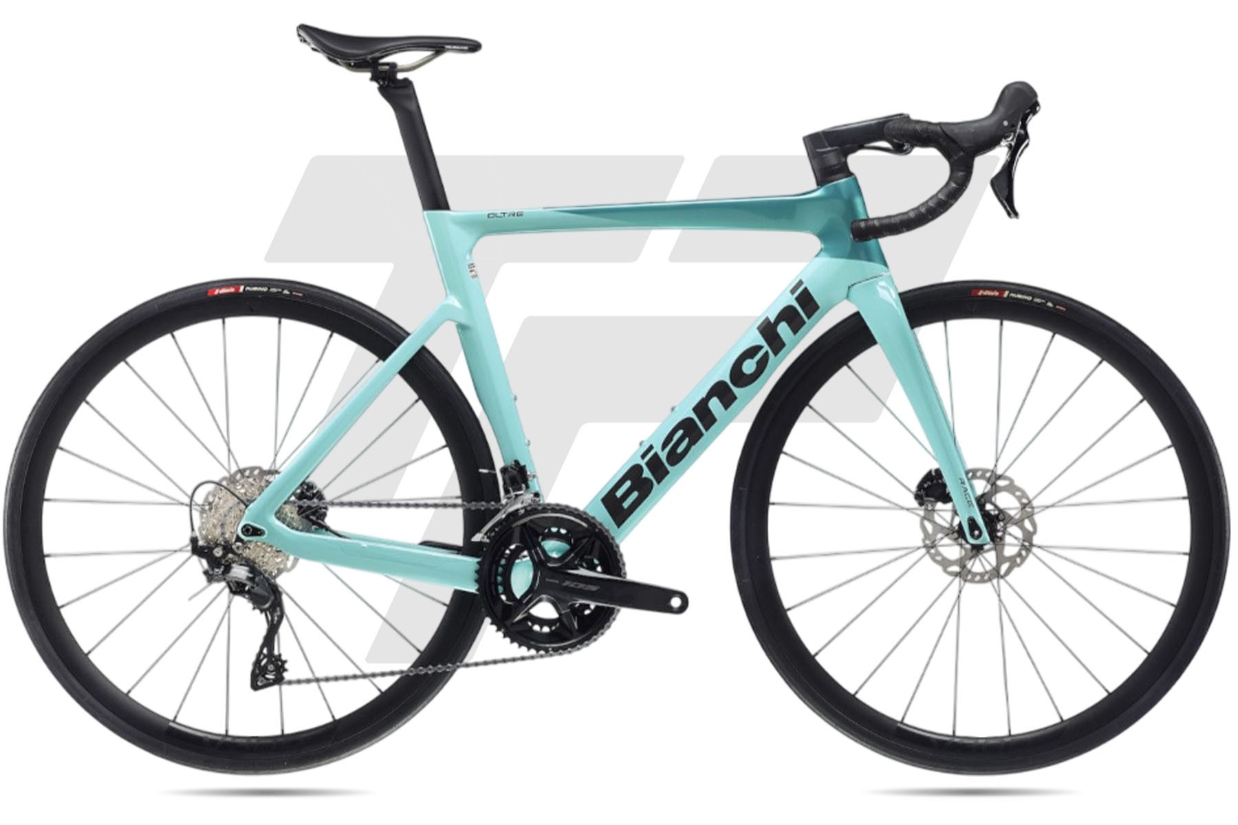 Bianchi Oltre Race Shimano 105 R7170 Di2 12v Velomann V30R DB ZK - CK16 / Celeste Metallico – full glossy