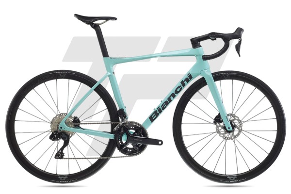 Bianchi Specialissima Comp Shimano 105 R7170 Di2 12v Velomann Palladium MF - GRAPHITE / NERO