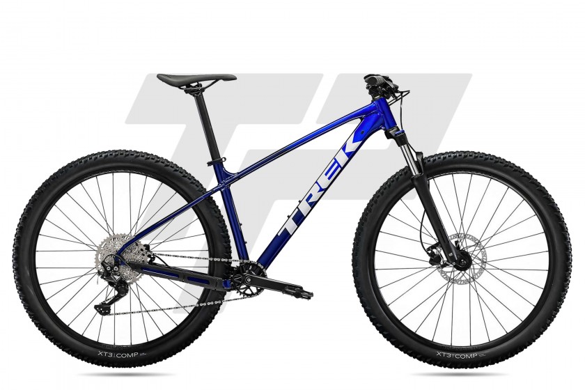Trek Marlin 6 Test Tg L Shimano Deore M4100 10s Bontrager Kovee TLR Hex Blue to Deepdark Blue 