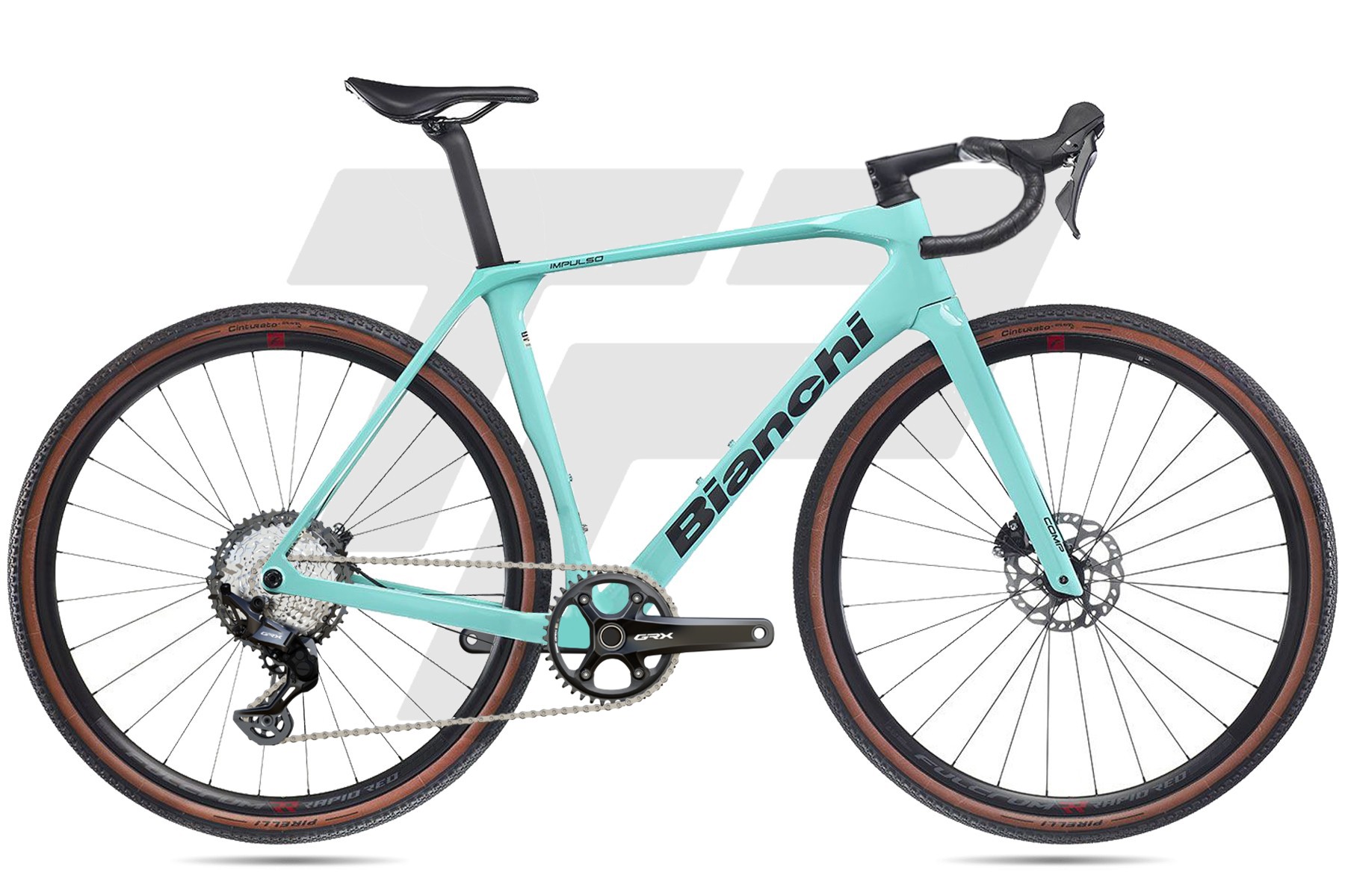 Bianchi Impulso Comp Test Tg M Shimano GRX RX610 1x12v Fulcrum Rapid Red 500