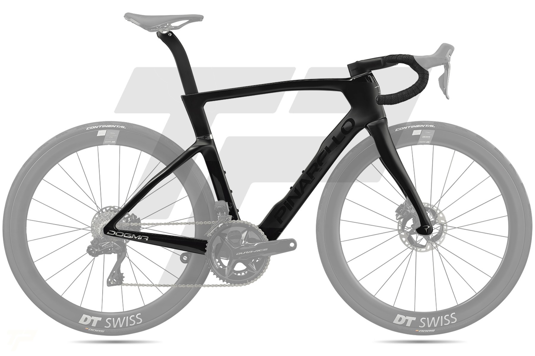 Pinarello New Dogma F Disc MY25 Used Size 53 (M) Frame with Handlebar (finire)