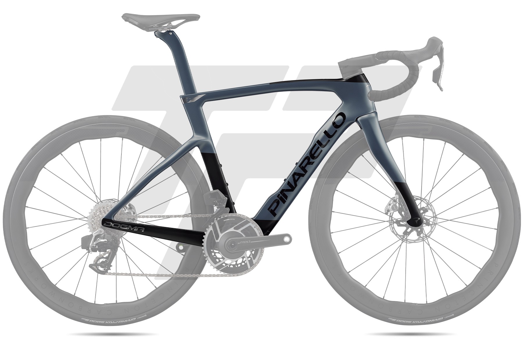 Pinarello New Dogma F Disc MY26 Telaio - LUXTER GREY MATT (H101) Pinarello New Dogma F Disc MY26 Telaio - LUXTER BLUE SHINY (H103) LUXTER GREY MATT (H101)
