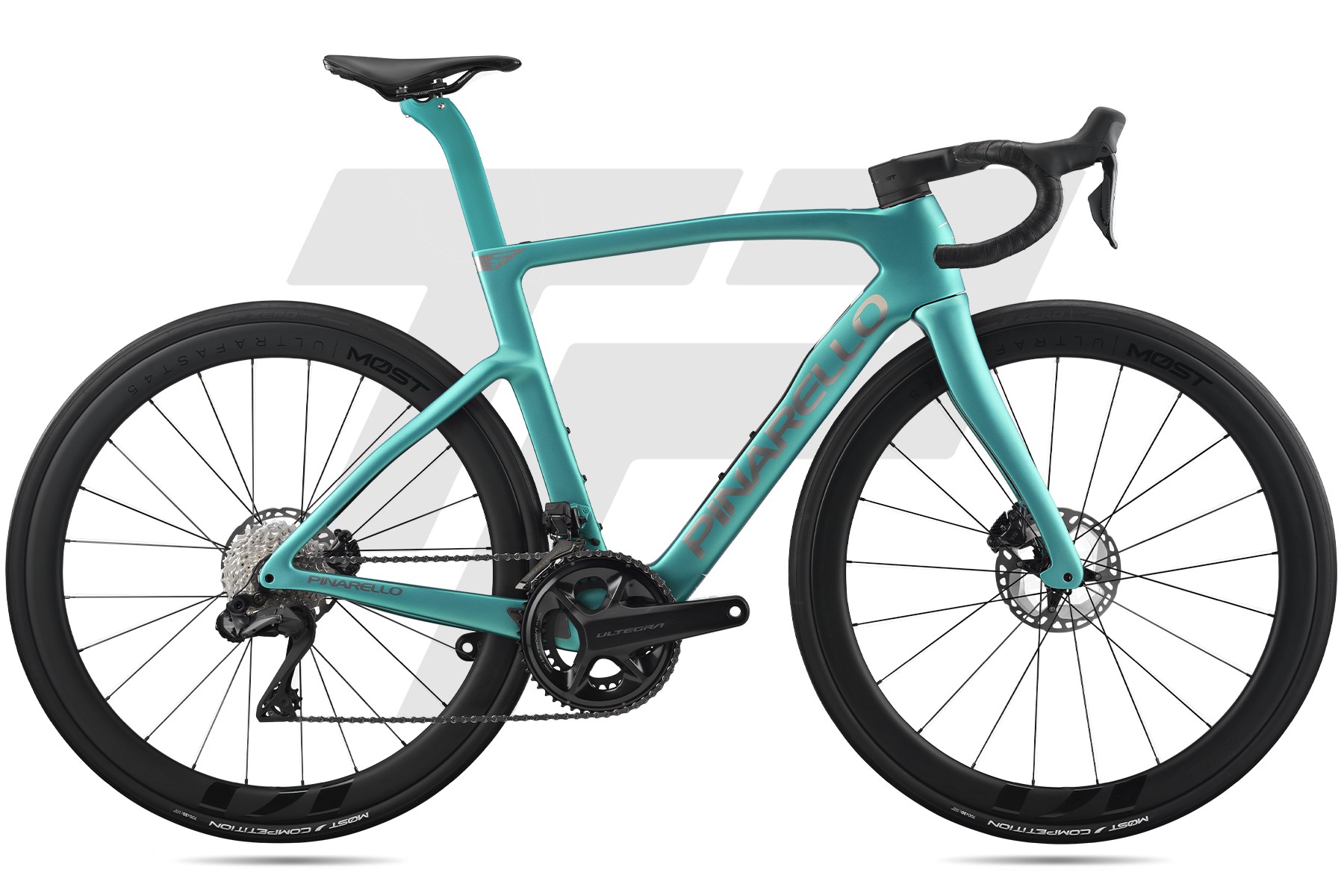 Pinarello F7 MY26 Shimano Ultegra R8170 Di2 12v Most Ultrafast 45 DB Formula Green Matt (H200)