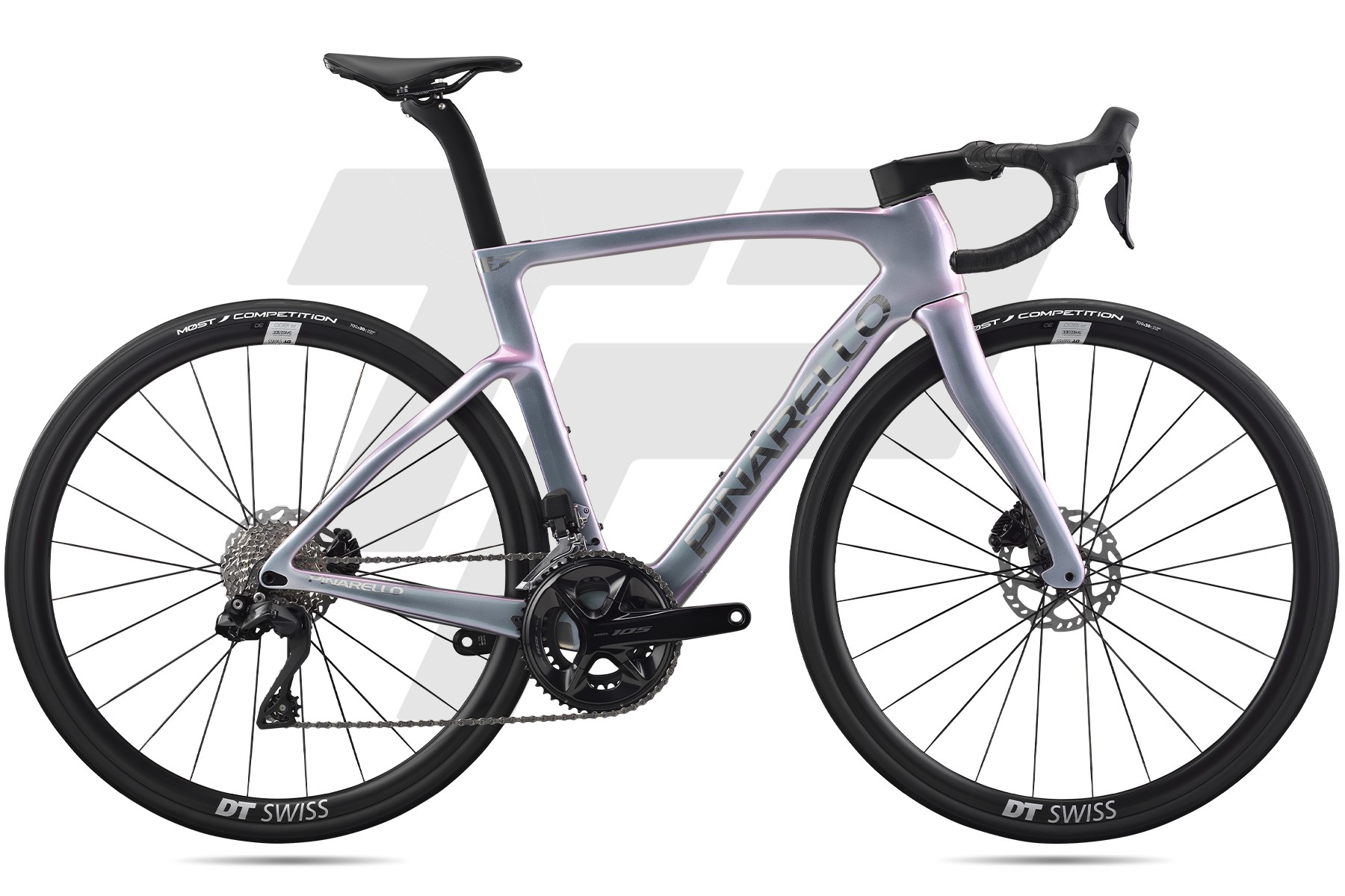 Pinarello F3 MY26 Shimano 105 R7170 Di2 12v DT Swiss A 1800 30 DB Interstellar Grey Shiny (H230)
