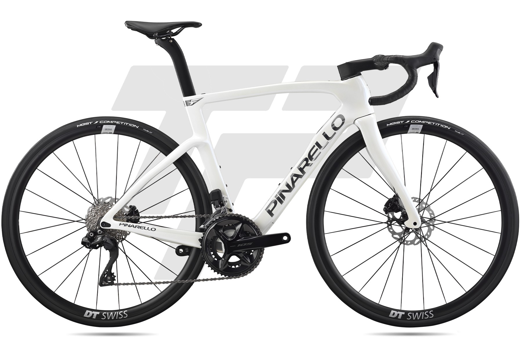 Pinarello F3 MY26 Shimano 105 R7170 Di2 12v DT Swiss A 1800 30 DB Alabaster White Shiny (H231)