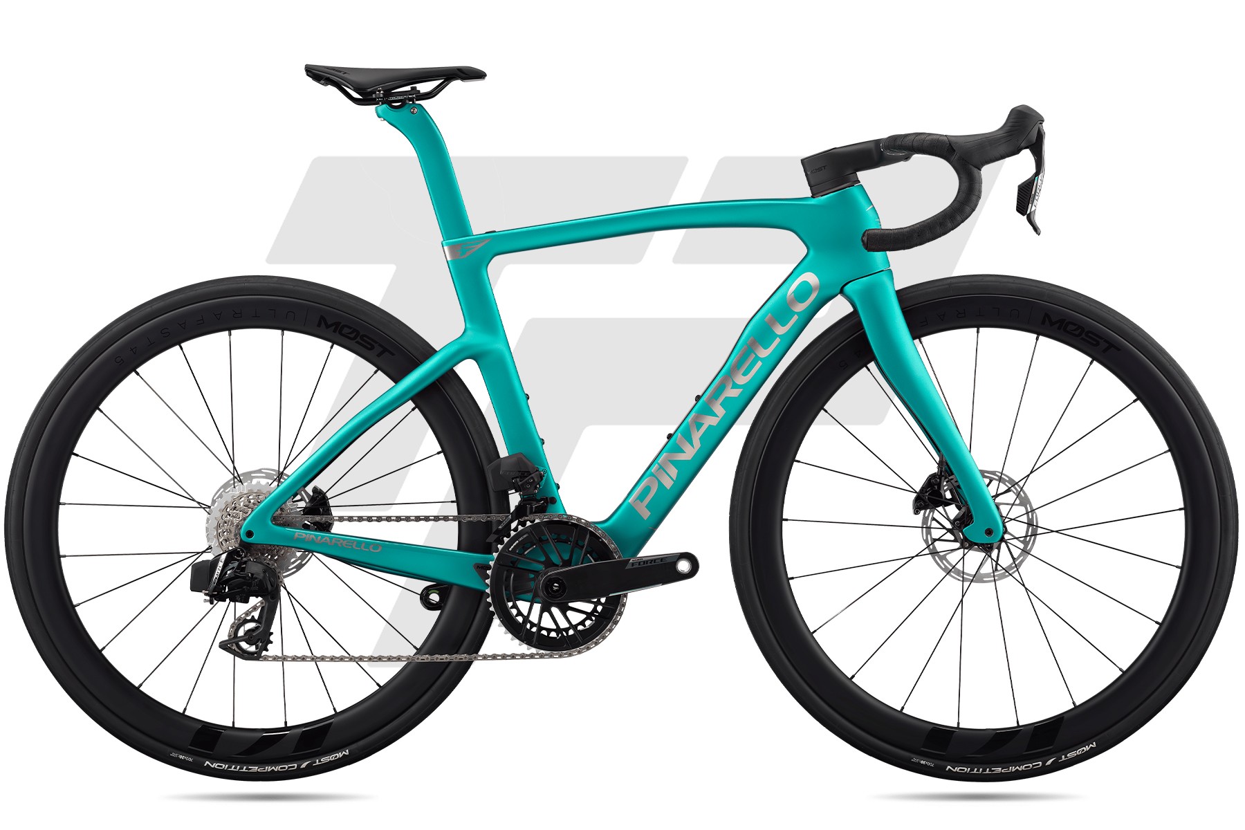 Pinarello F7 MY26 Sram Force AXS 12v Most Ultrafast 45 DB Formula Green Matt (H200)