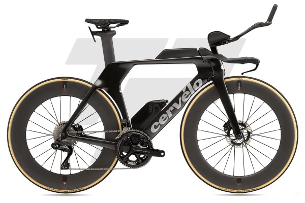 Cervélo P5 Shimano Dura-Ace R9270 Di2 12v Power Meter 4iiii Reseve 77/88 DB Five Black/Black