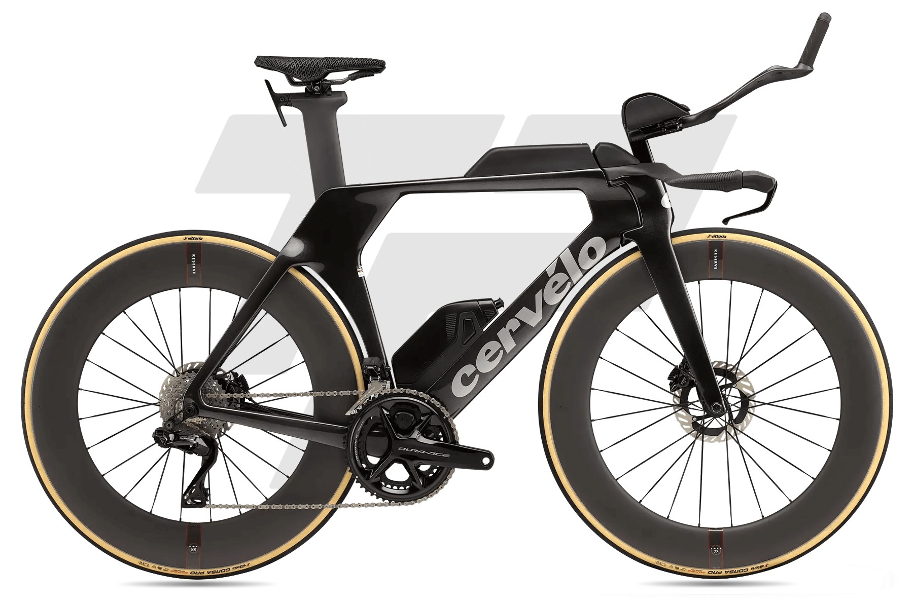 Cervélo P5 Shimano Dura-Ace R9270 Di2 12v Power Meter 4iiii Reseve 77/88 DB Five Black/Black