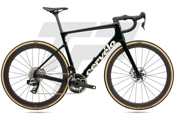 Cervélo Caledonia 5 Sram Red AXS E1 12v Reserve 42|49 DB Emerald/Cream