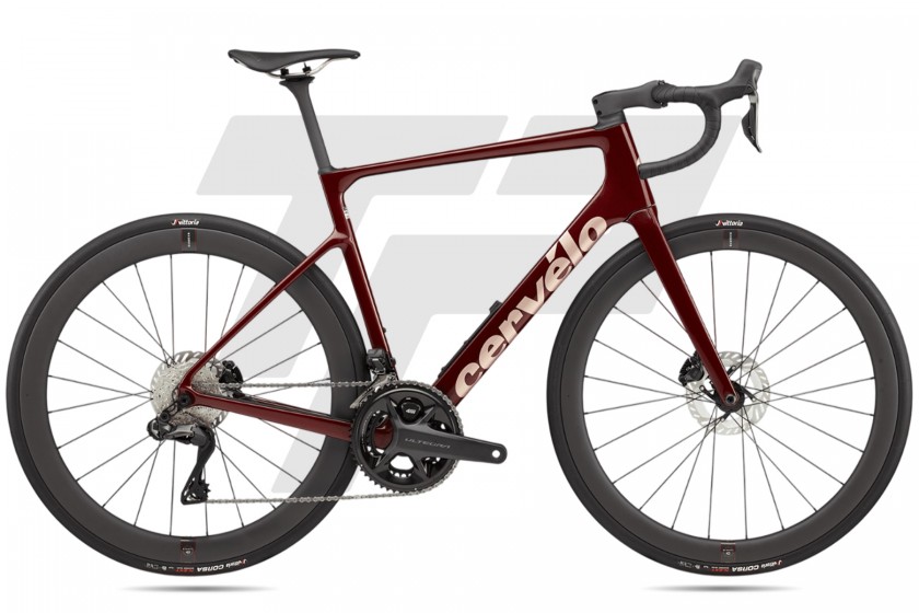 Cervélo Caledonia 5 Shimano Ultegra R8170 Di2 12v Power Meter 4iiii Reserve 42|49 DB Carmine