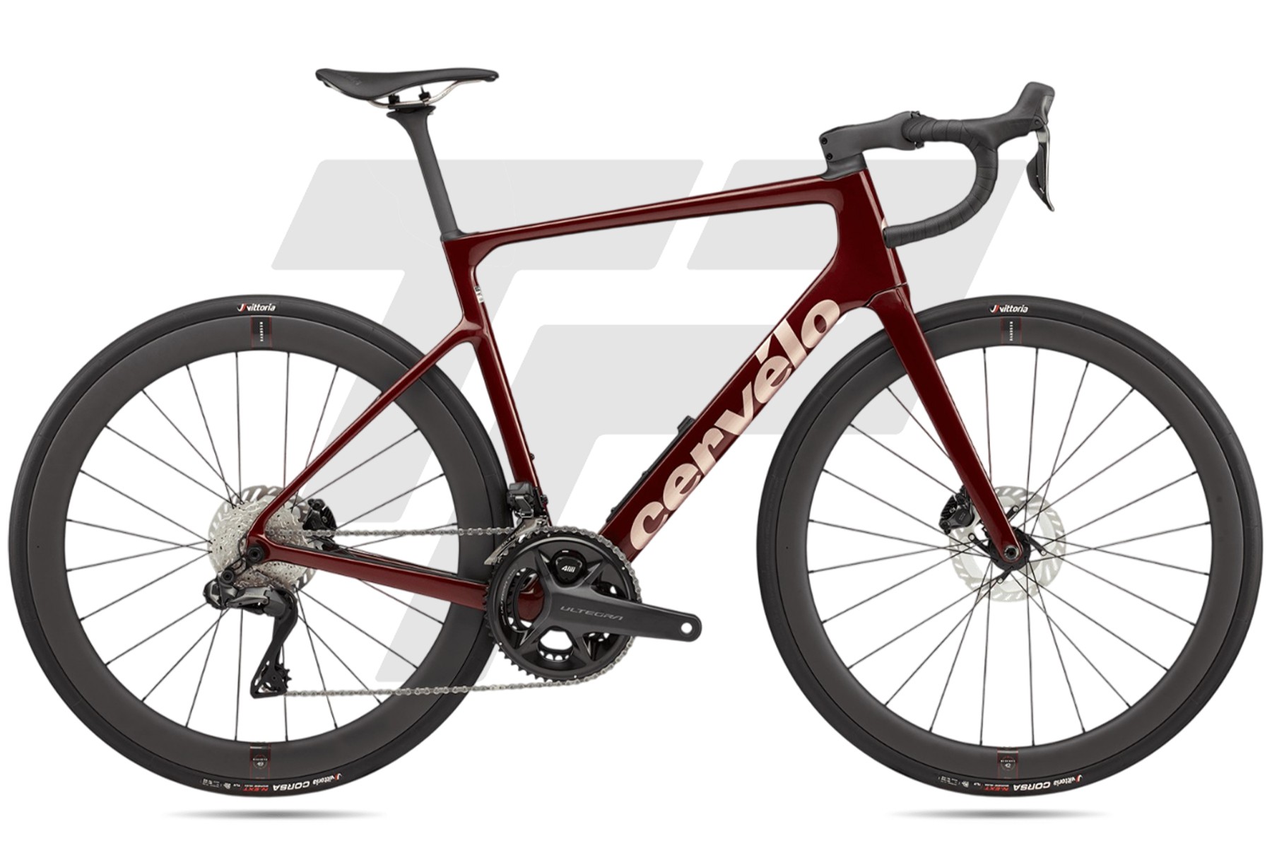 Cervélo Caledonia 5 Shimano Ultegra R8170 Di2 12v Power Meter 4iiii Reserve 42|49 DB Carmine