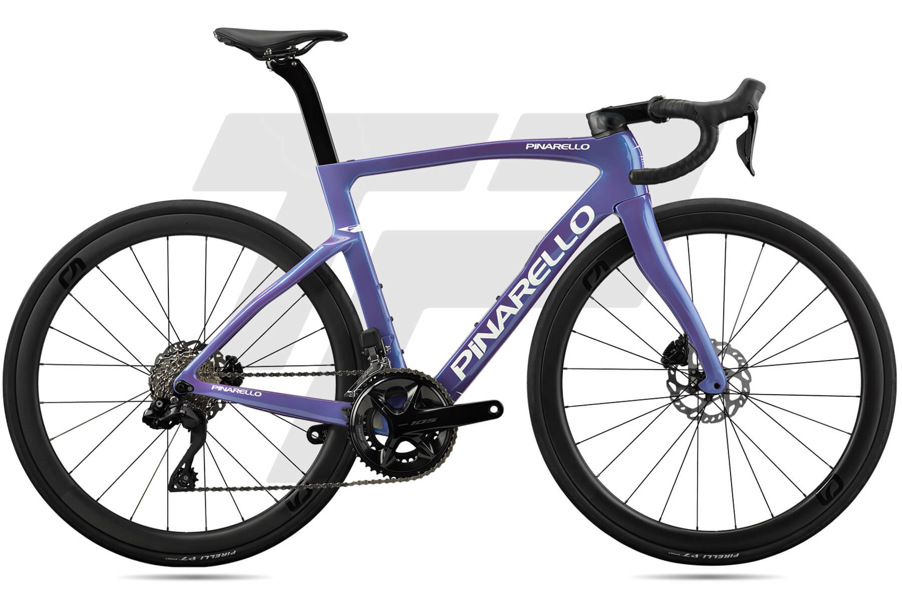 Pinarello F5 MY25 Shimano 105 R7170 Di2 12v DT Most Ultrafast 40 DB Cobalt Blue (G220)