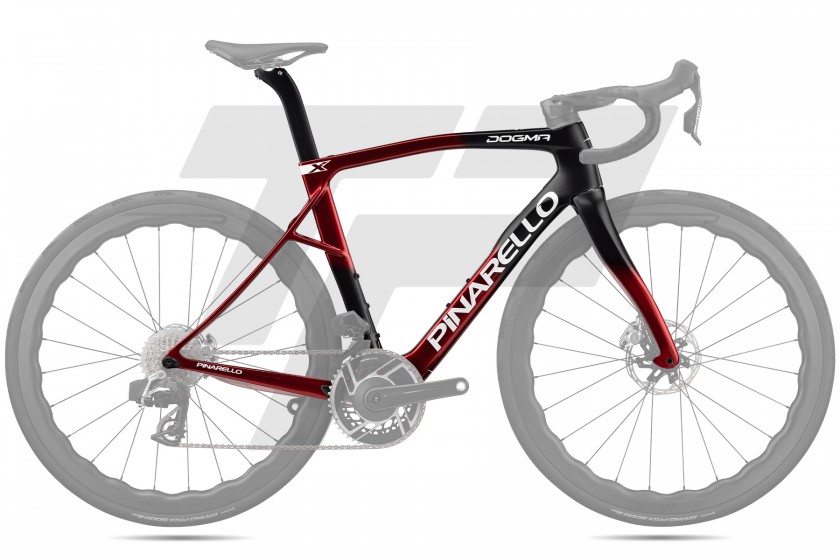 Pinarello Dogma X MY25 Telaio - Xolar Yellow (G142) STARRY RED SHINY (H120)