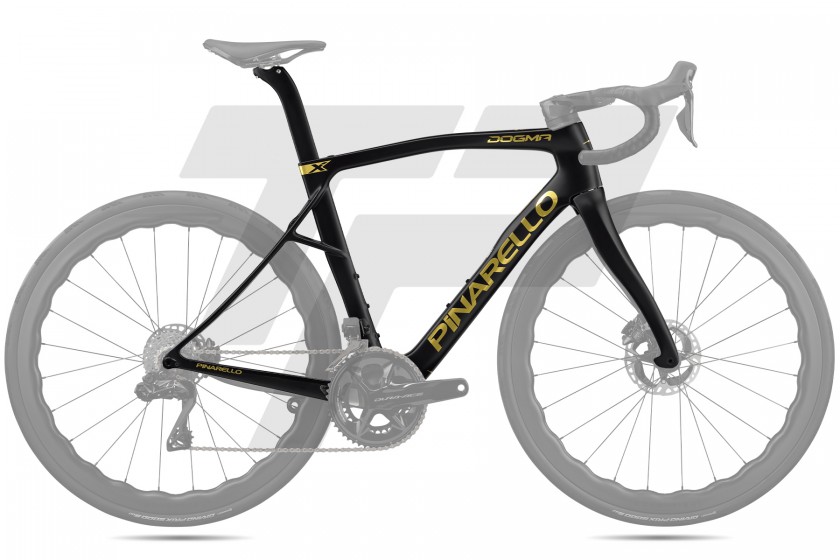 Pinarello Dogma X MY25 Telaio - Xolar Yellow (G142) BALCK GOLD MATT (H122)