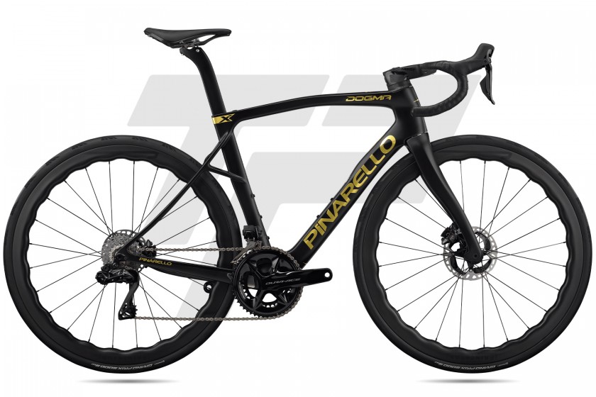 Pinarello Dogma X MY25 Shimano Ultegra R8170 Di2 12v Fulcrum Wind 42 DB BALCK GOLD MATT (H122)