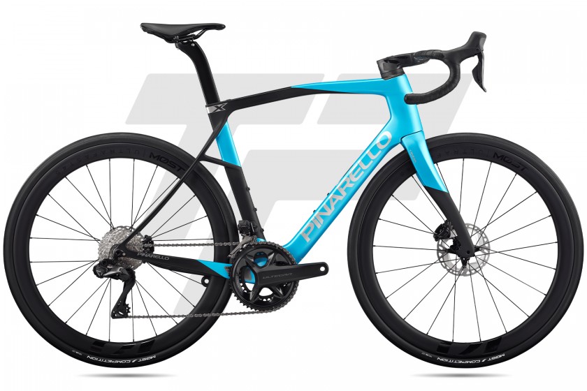 Pinarello X7 MY25 Shimano Ultegra R8170 Di2 12v Most Ultrafast 45 DB LAGOON BLUE MATT (H270)