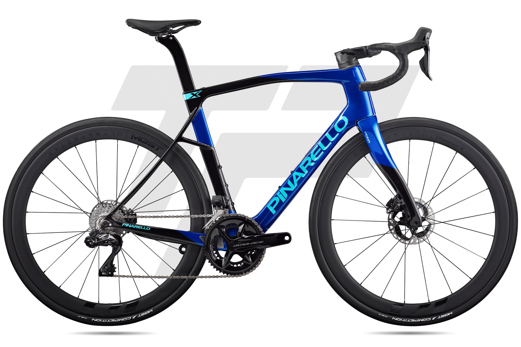 Pinarello X9 Shimano Dura-Ace R9270 Di2 12v Most Ultrafast 45 DB VICTORIA BLUE SHINY (H260)