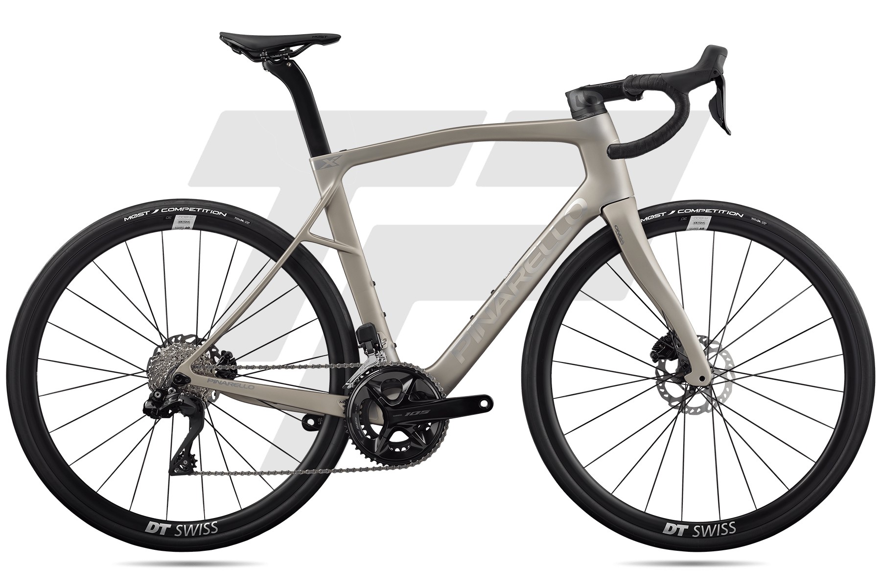 Pinarello X3 MY26 Shimano 105 R7170 Di2 12v DT Swiss A 1800 30 DB IMPULSE GREY MATT (H291)