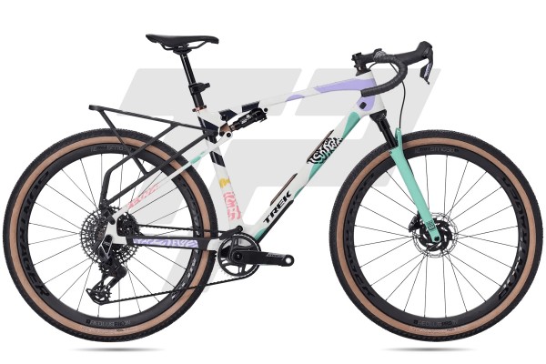 Trek CheckOUT SL 7 Sram Force AXS 1x12v Bontrager Aeolus Pro 3V Era White/Blue Sage