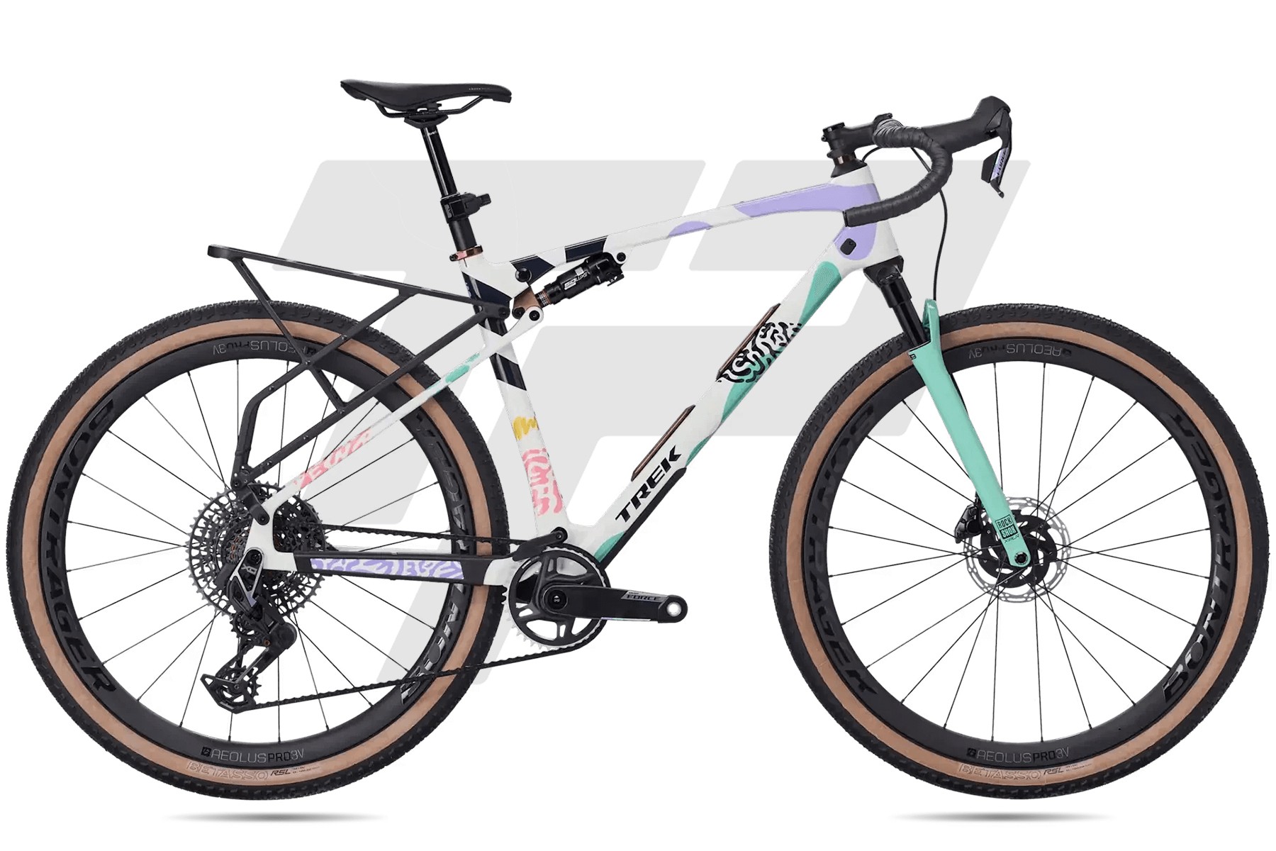 Trek CheckOUT SL 7 Sram Force AXS 1x12v Bontrager Aeolus Pro 3V Era White/Blue Sage