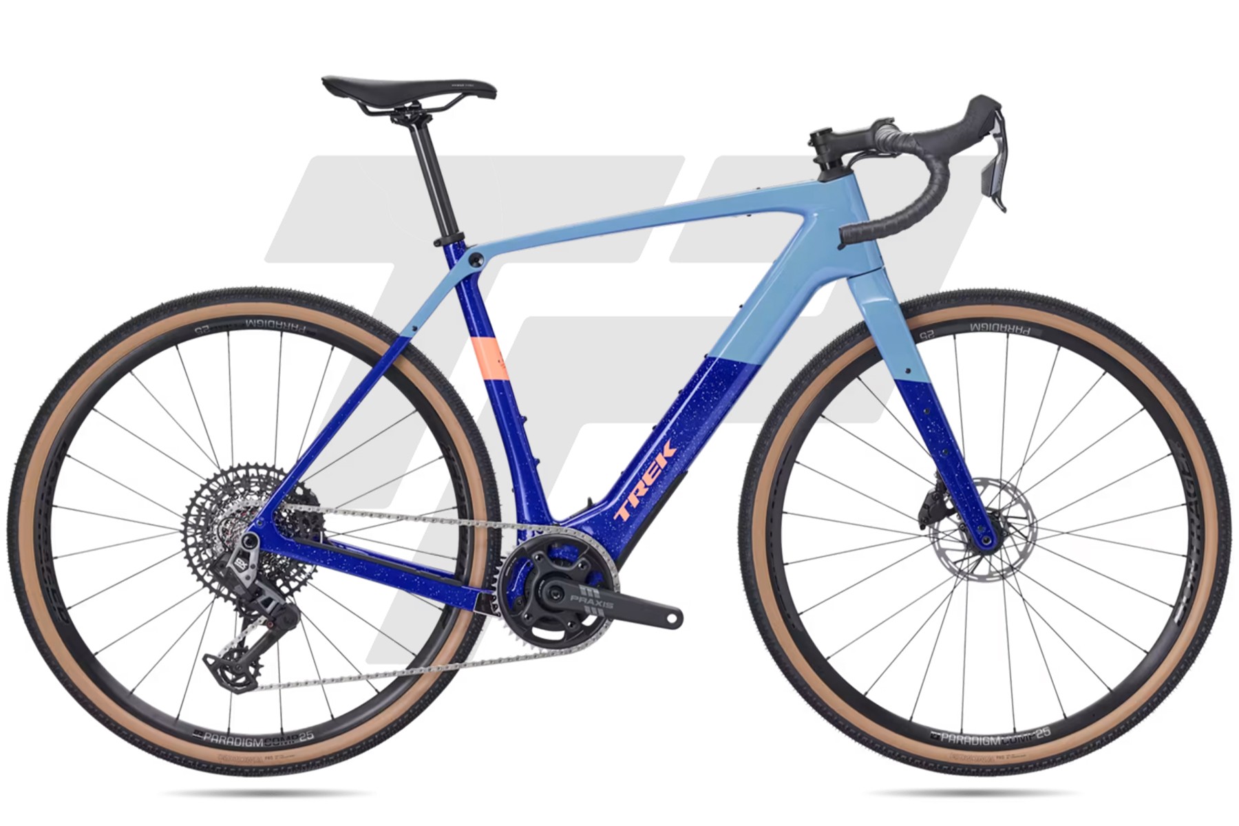 Trek Checkpoint+ SL 6 Sram Rival AXS 1x12v Bontrager Paradigm Comp 25 Fjord Blue/Cobalt Blue