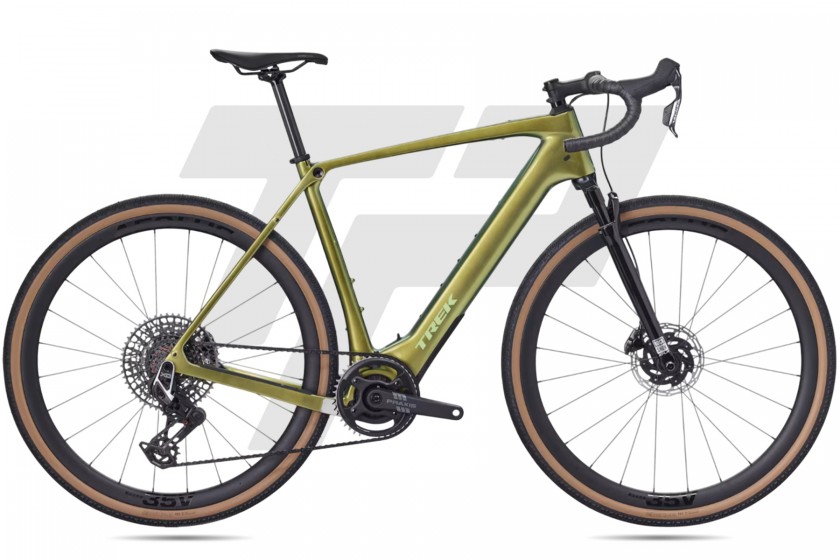 Trek Checkpoint+ SL 7 Sram Force AXS 1x12v Bontrager Aeolus Elite 35V Chameleon Green