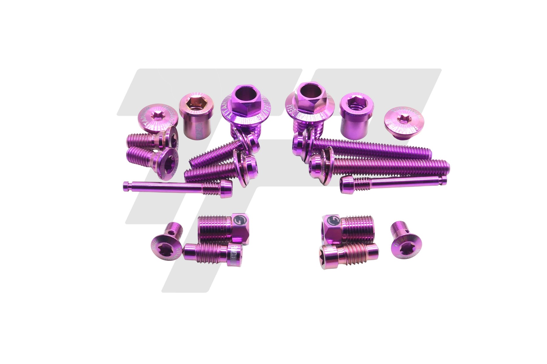 Framesandgear Kit bulloni in titanio per Shimano Dura Ace R9270 F&G Purple