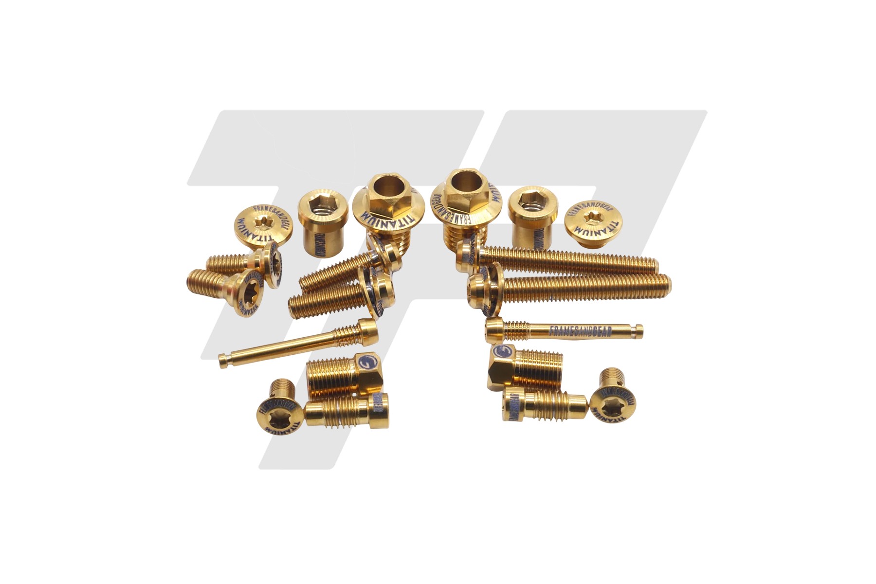 Framesandgear Kit bulloni in titanio per Shimano Dura Ace R9270 F&G Gold